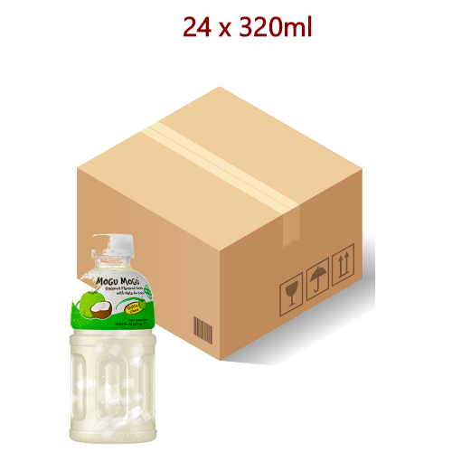 Load image into Gallery viewer, Mogu Mogu Coconut Drink with Nata De Coco - 24 x 320ml-椰果椰子味飲料-DRIMM105