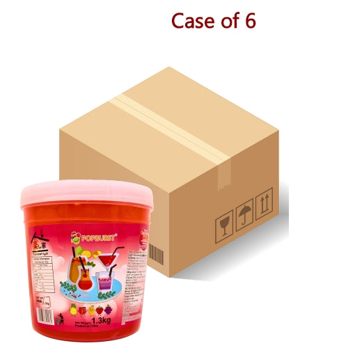 Load image into Gallery viewer, 1.3kg TS Popping Boba - Peach-樂し家爆爆珠-蜜桃味-1_3kg-TAP801-6