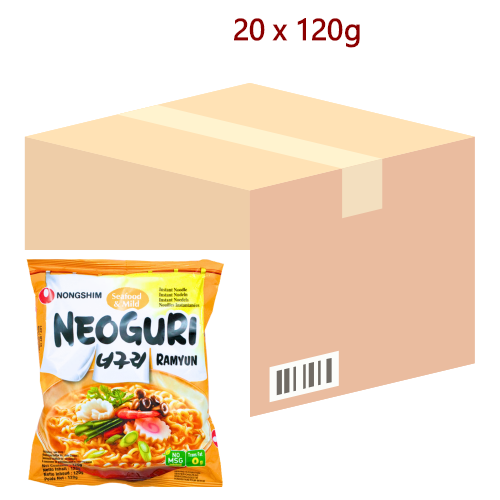 Load image into Gallery viewer, Nong Shim Neoguri Ramyun (Mild) - 20 x 120g-農心淡味海鮮麵-INNS105