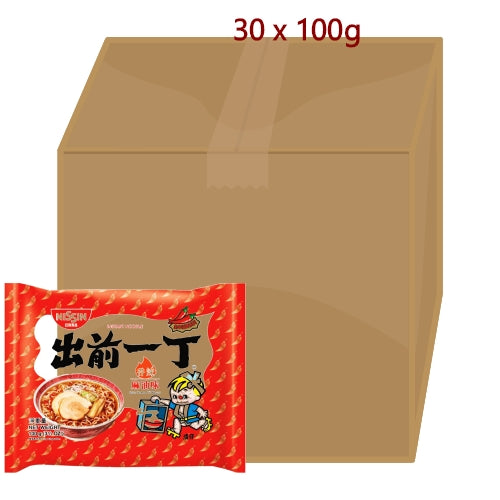 Nissin Noodles HK - Spicy Sesame Oil - 30 x 100g-香港出前一丁香辣麻油麵-INN103A