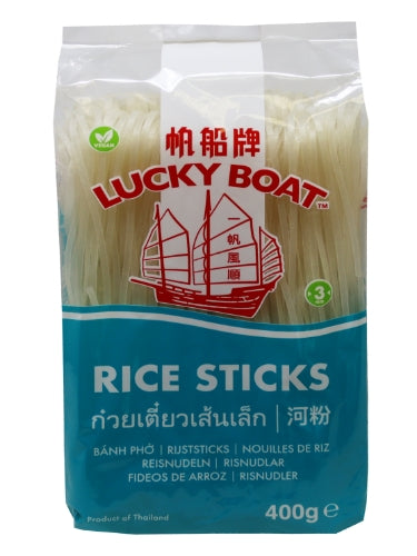 Lucky Boat 3mm Rice Sticks-帆船牌河粉乾 3mm-NOO407