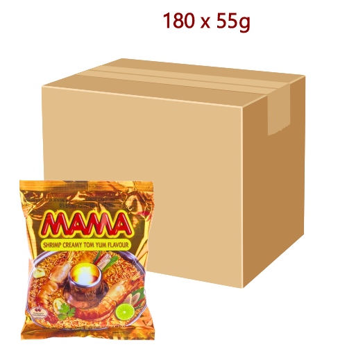 Load image into Gallery viewer, Mama Noodle - Shrimp Creamy Tom Yum - 180 x 55g-媽媽酸辣味濃湯麵-INMM103