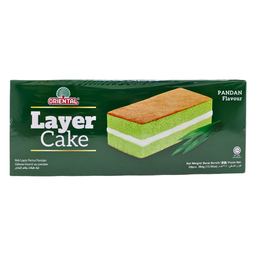 Load image into Gallery viewer, Oriental Brand Layer Cake Pandan Flavour-班蘭香葉蛋糕-SNACOB102