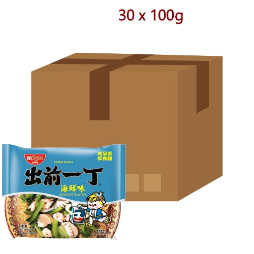 Load image into Gallery viewer, *Nissin Noodles HK - Seafood* - 30 x 100g-*香港出前一丁海鮮面*-INN105A