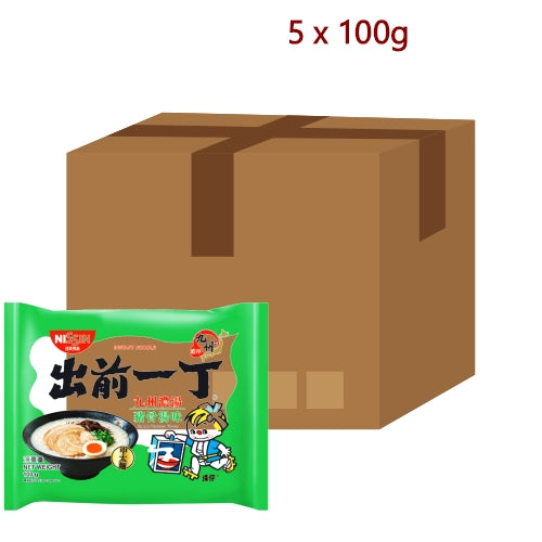 Load image into Gallery viewer, Nissin Noodles HK - Tonkotsu - 5 x 100g-香港出前一丁九州豬骨濃湯麵-INN114A