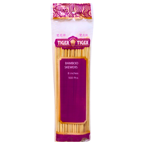 TT 8" Bamboo Skewers (100)-8吋竹簽-SKEW8A