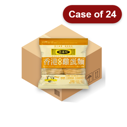 ギャラリービューアに画像を読み込む、AAA Dried Noodle - Egg Flavour-錦華坊香港雞蛋麵-454g-DNOOAA102-24