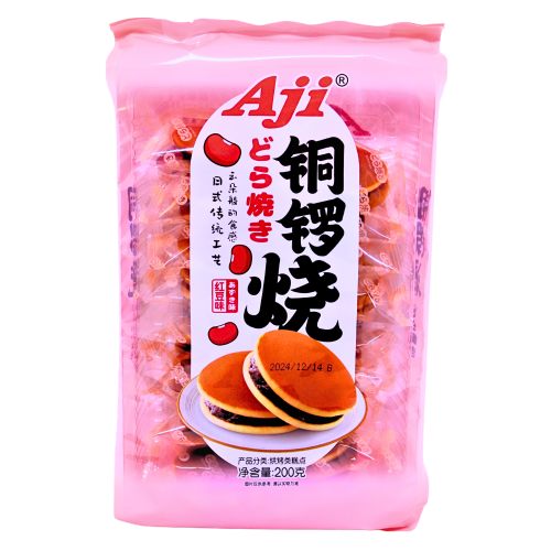 ギャラリービューアに画像を読み込む、AJI Dorayaki Cake (Red Bean Flavour)-AJI 紅豆味銅鑼燒-200g-SNACAJI106
