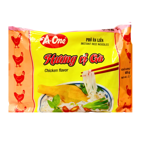 โหลดรูปภาพเข้าสู่ตัวดูแกลเลอรี, A-One Rice Noodles - Chicken-雞肉河粉-65g-INAO104