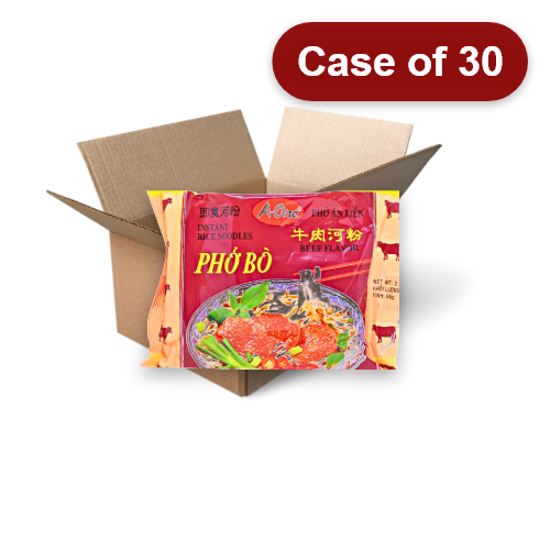 Load image into Gallery viewer, A-One Rice Noodles - Pho Bo (Beef)-牛肉河粉-65g-INAO103-30