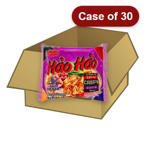 ギャラリービューアに画像を読み込む、Acecook Hao Hao Noodles - Chilli Crispy Onion-越南辣香脆洋蔥味麵-75g-INAC106-30