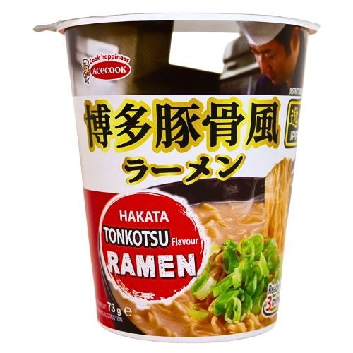 โหลดรูปภาพเข้าสู่ตัวดูแกลเลอรี, Acecook Ippin Cup Noodle - Tonkotsu-博多豬骨風味杯麵-73g-INAC301