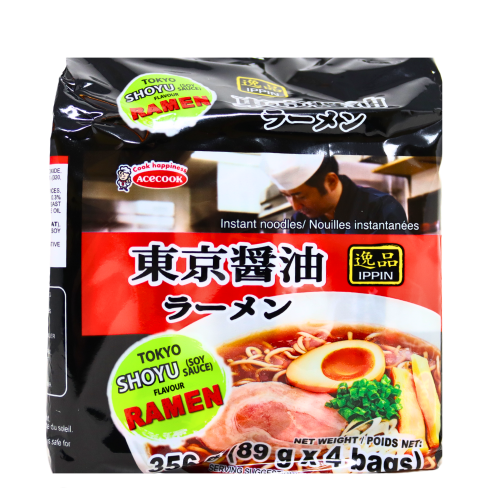Load image into Gallery viewer, Acecook Ippin Ramen - Tokyo Shoyu-博多東京醬油拉麵-4_89g-INAC402
