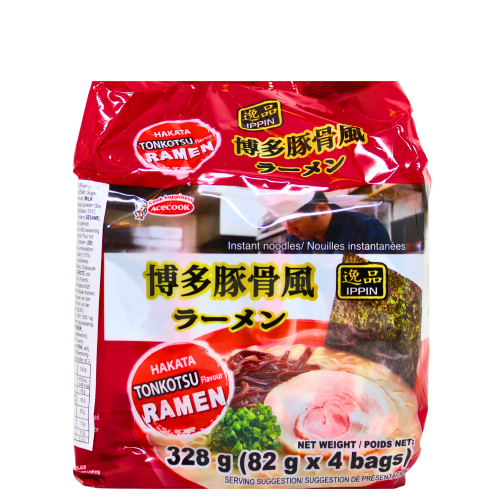 갤러리 뷰어에 이미지 로드, Acecook Ippin Ramen - Tonkotsu-博多豬骨風味拉麵-4_82g-INAC401