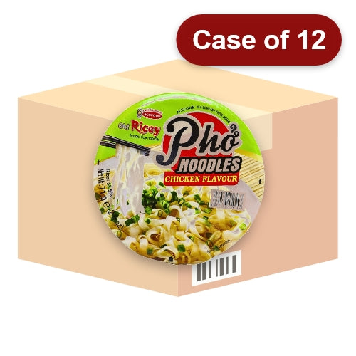 Load image into Gallery viewer, Acecook Oh! Ricey Pho's (Bowl) - Chicken-越南碗裝河粉-雞肉味-70g-INAC304-12