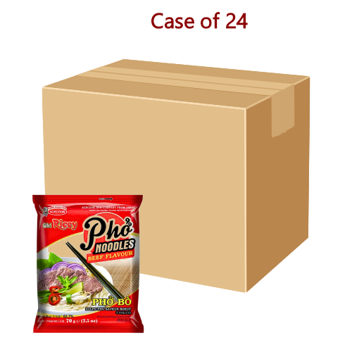 갤러리 뷰어에 이미지 로드, Acecook Oh! Ricey Pho's Noodles - Beef-越南河粉-牛肉味-70g-INAC181-24