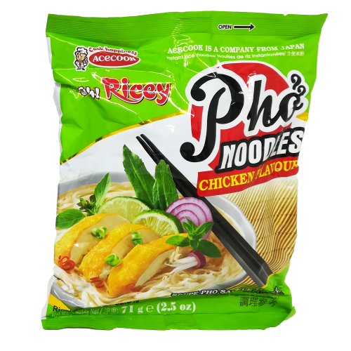 โหลดรูปภาพเข้าสู่ตัวดูแกลเลอรี, Acecook Oh! Ricey Pho's Noodles - Chicken-越南河粉-雞肉味-70g-INAC182