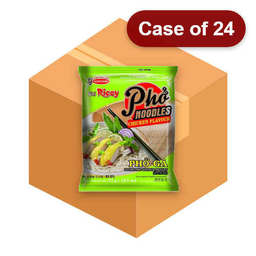 Load image into Gallery viewer, Acecook Oh! Ricey Pho's Noodles - Chicken-越南河粉-雞肉味-70g-INAC182-24