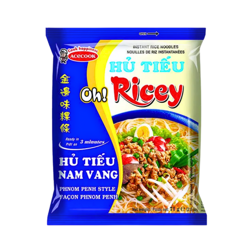 ギャラリービューアに画像を読み込む、Acecook Oh! Ricey Rice Noodles - Phnom Penh-越南河粉-金邊風味-70g-INAC183