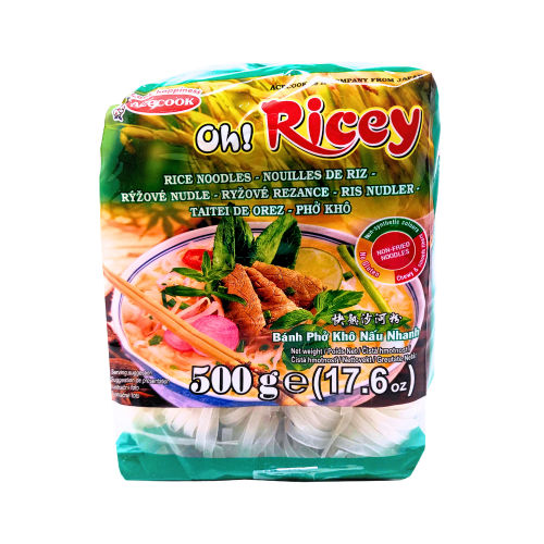 Load image into Gallery viewer, Acecook Vietnamese Rice Noodle (Pho Kho)-越南快熟沙河粉-500g-NOO451