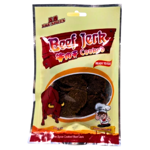 Load image into Gallery viewer, Advance Five Spices Cooked Beef Jerk-領先五香牛肉乾-40g-SNACA107