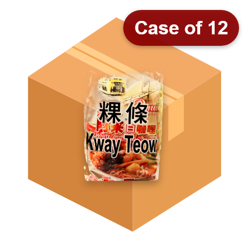 Load image into Gallery viewer, Ah Lai Penang White Curry Flat Rice Noodle-檳城亞來白咖喱粿條-4_95g-INAL102-12