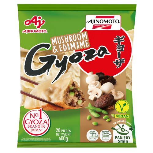 Load image into Gallery viewer, Ajinomoto Mushroom and Edamame Gyoza (20pcs)-日式蘑菇毛豆日式煎餃-400g-DUMAJI111