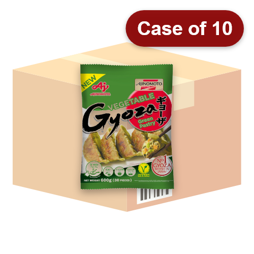 Load image into Gallery viewer, Ajinomoto Vegetable Gyoza - Green Pastry (Spinach Coloured) 30pcs-日式蔬菜餃(菠菜皮)-600g-DUMAJI107-10