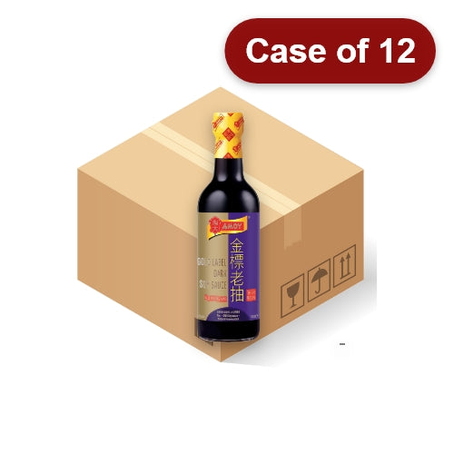 Load image into Gallery viewer, Amoy Gold Label Dark Soy Sauce-淘大金標老抽-500ml-SOY236-12