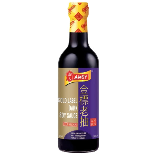 โหลดรูปภาพเข้าสู่ตัวดูแกลเลอรี, Amoy Gold Label Dark Soy Sauce-淘大金標老抽-500ml-SOY236