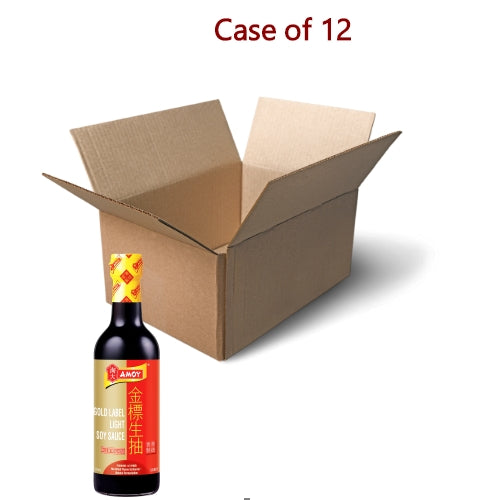 โหลดรูปภาพเข้าสู่ตัวดูแกลเลอรี, Amoy Gold Label Light Soy Sauce-淘大金標生抽-500ml-SOY237-12