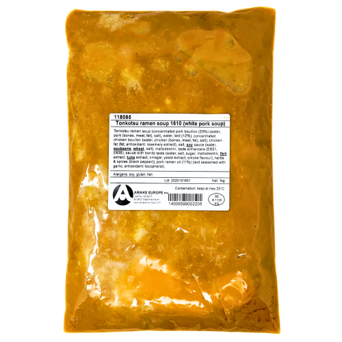 갤러리 뷰어에 이미지 로드, Ariake Tonkotsu Ramen Soup (White Pork Soup)-豬骨湯麵濃縮湯底-1kg-STK305