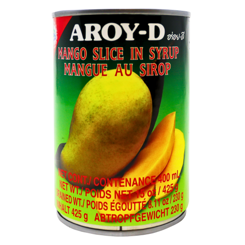 Load image into Gallery viewer, Aroy-D Mango Slice in Syrup-安來利糖水芒果片-425g-TFRU108