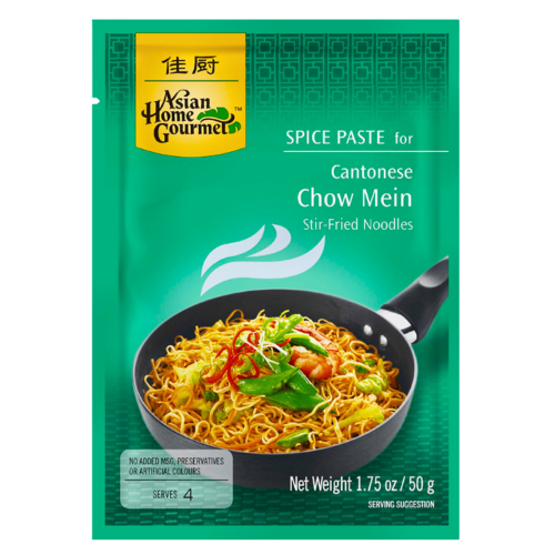 갤러리 뷰어에 이미지 로드, Asian Home Gourmet Chow Mein Spice Paste-佳廚炒麵醬-50g-AHG26