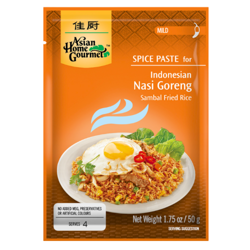 Tải hình ảnh vào trình xem Thư viện, Asian Home Gourmet Indonesia Nasi Goreng Paste-佳廚印尼炒飯醬-50g-AHG42