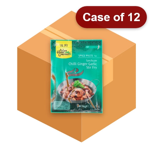 Load image into Gallery viewer, Asian Home Gourmet Szechuan Chilli Ginger Garlic Stir Fry-佳廚四川蒜姜辣椒醬-50g-AHG14-12
