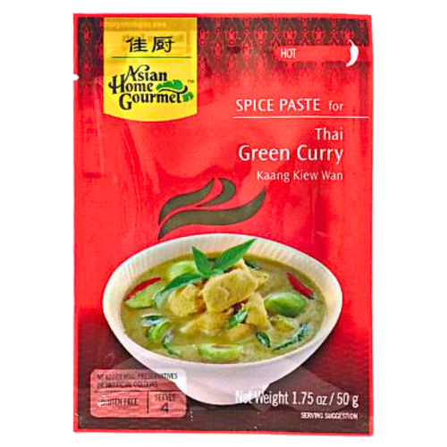 Load image into Gallery viewer, Asian Home Gourmet Thai Green Curry-佳廚泰式綠咖哩-50g-AHG08