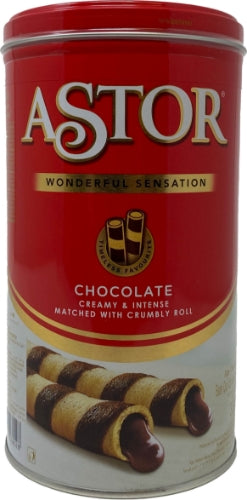 โหลดรูปภาพเข้าสู่ตัวดูแกลเลอรี, Astor Chocolate Wafer Rolls-巧克力威化卷-330g-SNACAS201