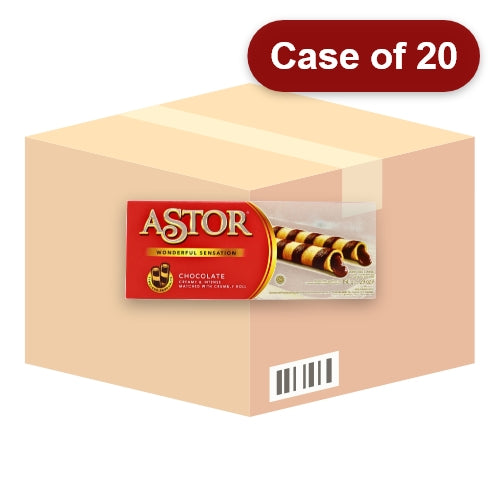 갤러리 뷰어에 이미지 로드, Astor Chocolate Wafer Rolls-巧克力威化卷-150g-SNACAS203-20