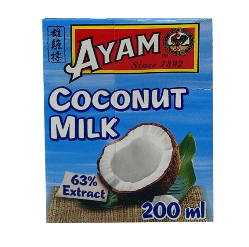 โหลดรูปภาพเข้าสู่ตัวดูแกลเลอรี, Ayam Premium Coconut Milk - TetraPak-雞標椰奶(利樂紙包裝)-200g-COC217