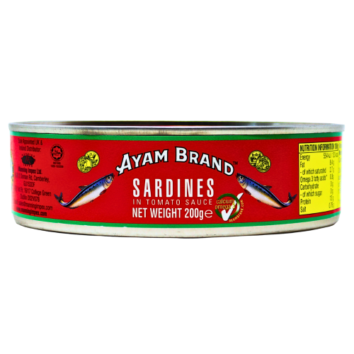 Tải hình ảnh vào trình xem Thư viện, Ayam Sardines in Tomato Sauce (Oval)-雄雞標茄汁沙丁魚(橢圓形)-200g-TFISH422