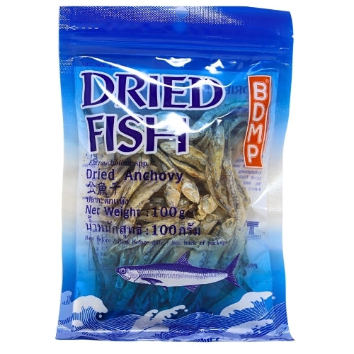 将图像加载到图库查看器中, BDMP Dried Anchovy 1.5-2"-公魚干-100g-DFISH115