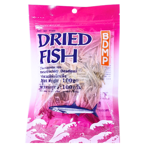 갤러리 뷰어에 이미지 로드, BDMP Dried Anchovy (Headless)-無頭江魚仔-100g-DFISH101