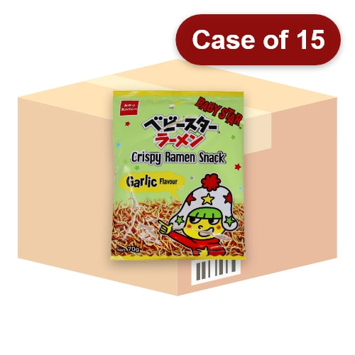 ギャラリービューアに画像を読み込む、Baby Star Crispy Ramen Snack - Garlic-童星香脆點心麵-蒜香味-70g-SNACBS115-15