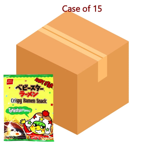 โหลดรูปภาพเข้าสู่ตัวดูแกลเลอรี, Baby Star Crispy Ramen Snack - Tonkotsu-童星香脆點心麵-豚骨味-75g-SNACBS109-15