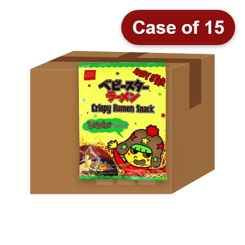 Load image into Gallery viewer, Baby Star Crispy Ramen Snack - Tonkotsu-童星香脆點心麵-豚骨味-75g-SNACBS109-15