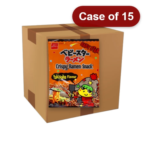 Load image into Gallery viewer, Baby Star Crispy Ramen Snack - Yakisoba-童星香脆點心麵-日式炒麵味-75g-SNACBS112-15