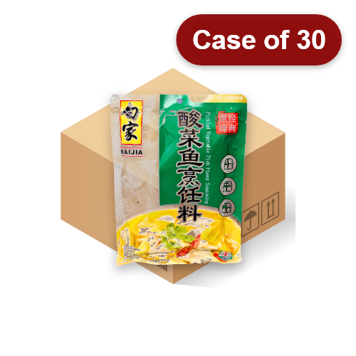 갤러리 뷰어에 이미지 로드, Bai Jia Seasoning for Sichuan Pickled Cabbage Fish-白家川菜烹飪料-酸菜魚-300g-SEA320-30
