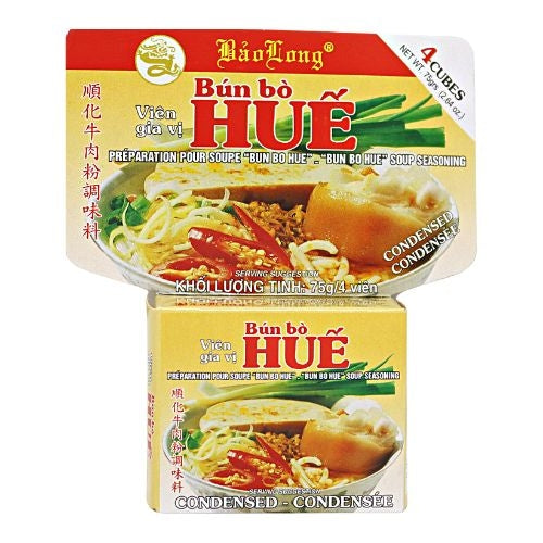 갤러리 뷰어에 이미지 로드, Bao Long Bun Bo Hue Soup Seasoning - 4 cubes-順化牛肉粉調味料-75g-MSG412