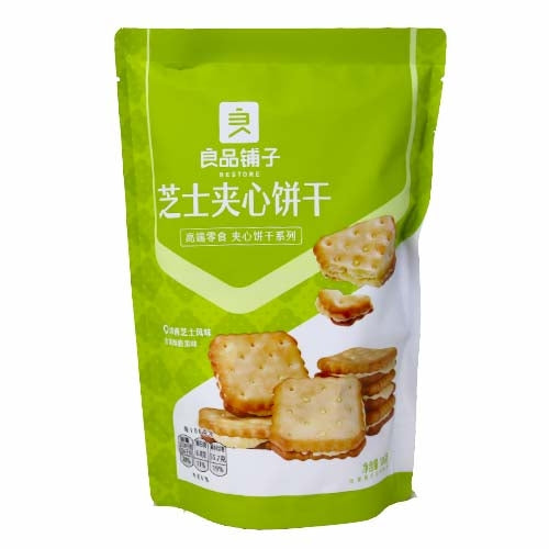 Load image into Gallery viewer, BeStore Cheese Sandwich Biscuits-良品鋪子芝士夾心餅乾-106g-BISBS101